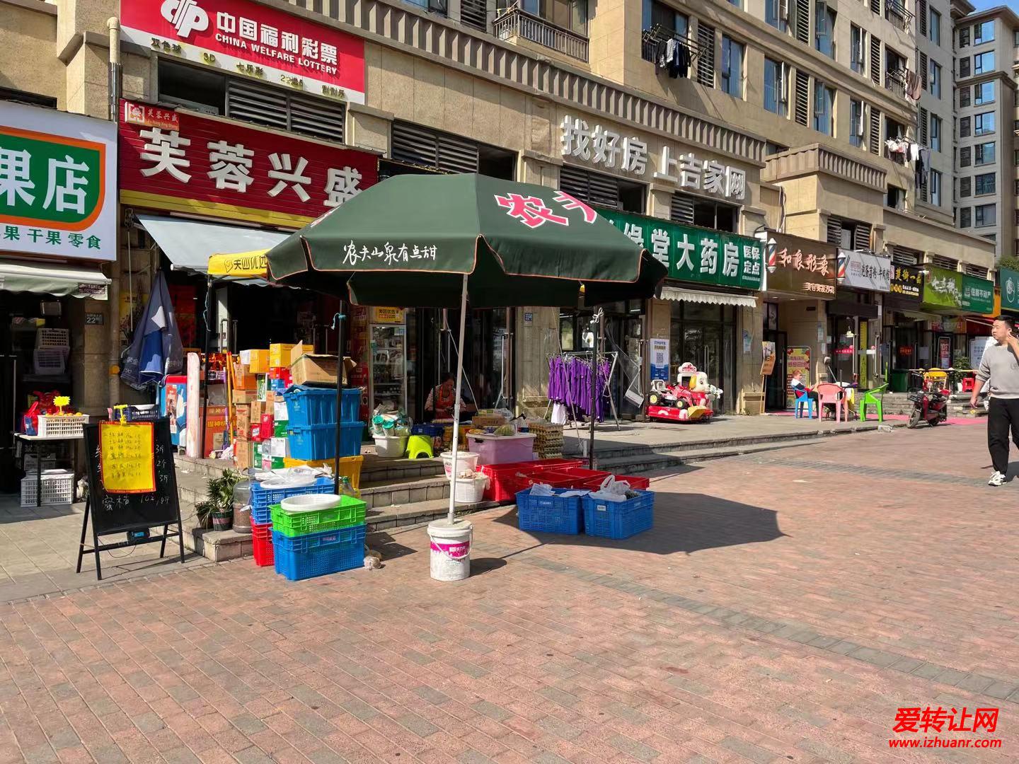 江夏大型社区门口水果店转让，行业不限